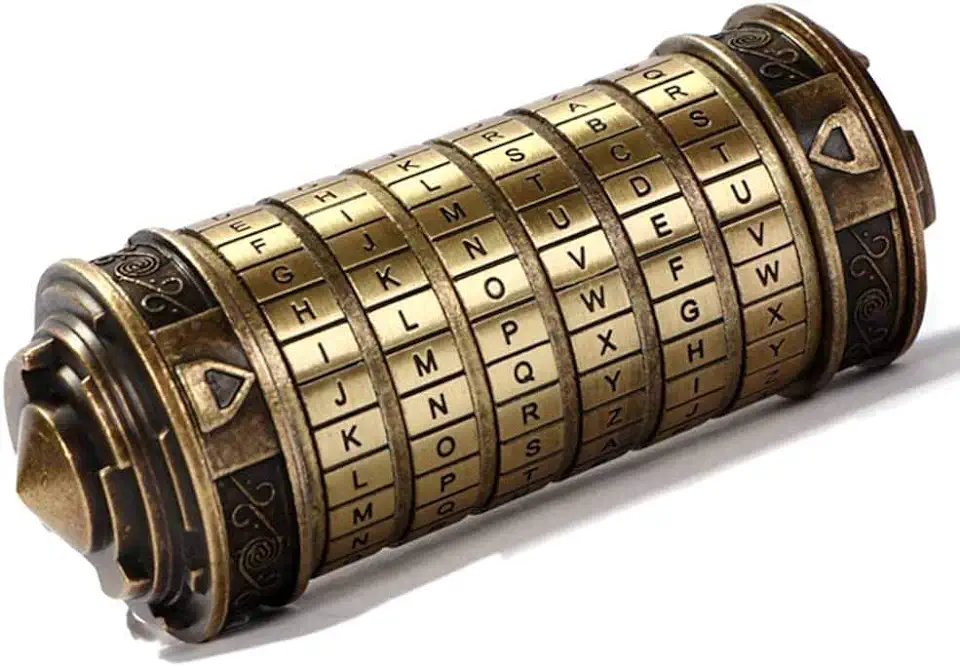 Da Vinci Code Mini Cryptex Code Puzzle Block