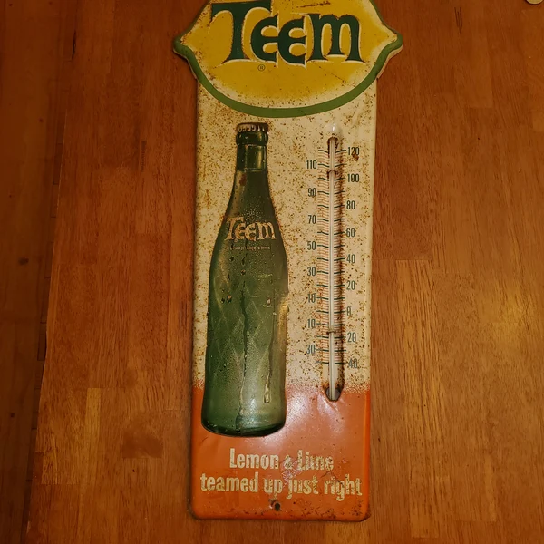 Metal Teem Soda Thermometer