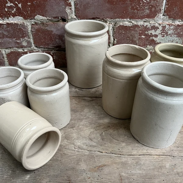 Victorian stone pots